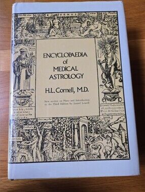 Vintage Cream and Black Encyclopaedia of Medical Astrology